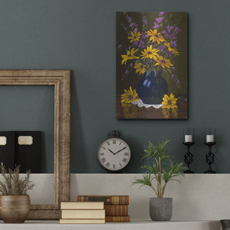 «Black Eyed Susans» par Christopher Pierce, H 16 po x l 12 po