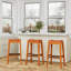 Tabouret de bar 30 po avec siège en cuir souple Natural-961408729-961408720-961408732