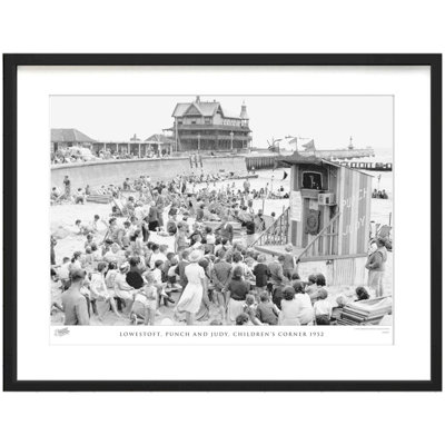 Lowestoft, Punch And Judy, Children's Corner 1952 by Francis Frith - Single Picture Frame Print