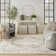 Haydel Oriental Machine Washable Power Loom Polyester Area Rug in Beige