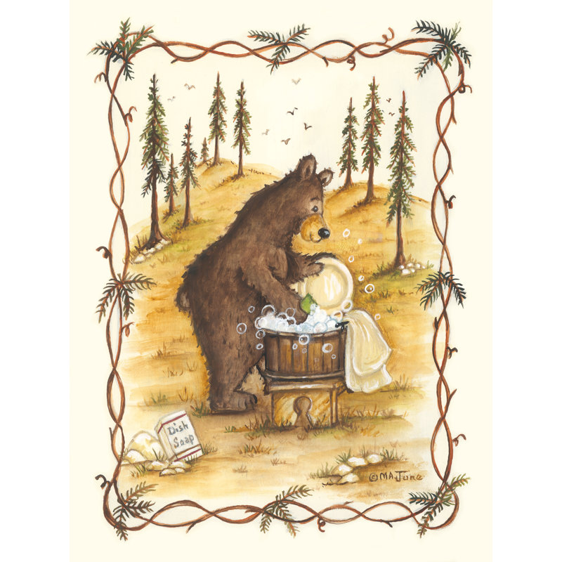 Le lave-vaisselle par Mary Ann June, H 40 po x l 30 po