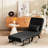 Multifunctional Chair Bed For Small Spaces - 5 Adjustable, Cozy & Practical, Black Convertible Sleeper 51, Quality Sponge Filling,-1738717668