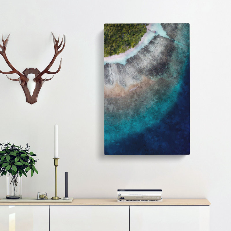 Adugovaa Magu In Kihaadhoo Maldives - Wrapped Canvas Painting, 91cm H x 60cm W x 3cm D