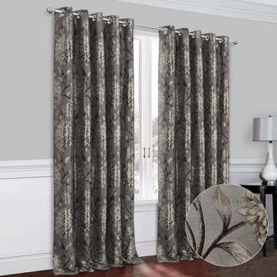 Amridean Fully Lined Eyelet Curtains