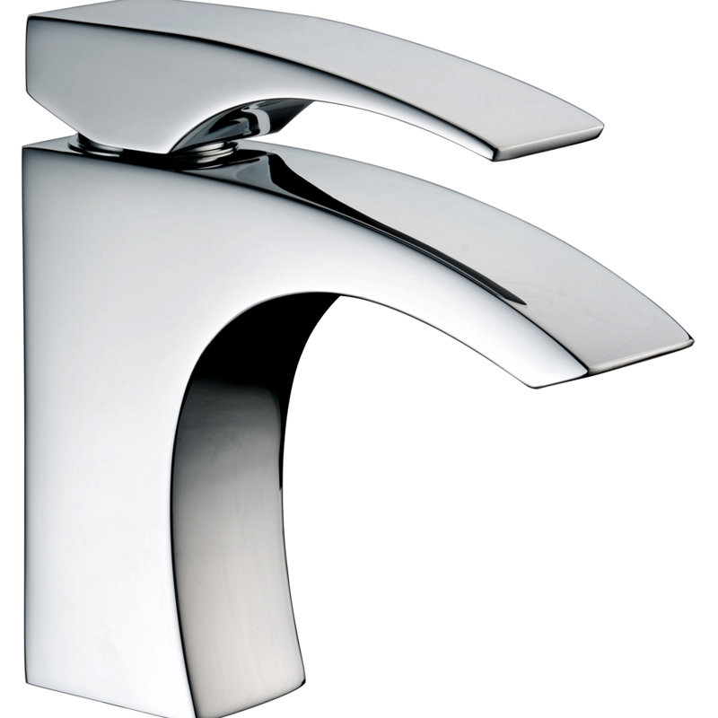 Single-Hole Single-handle Bathroom Faucet with Drain Assembly, Chrome