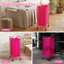 10 Drawer Rolling Storage Cart Scrapbook Paper Office School Organizer Hot Pink