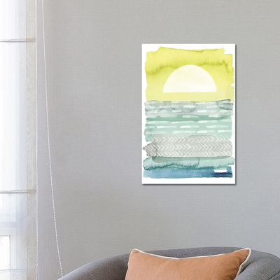Sunrise Sea I - Wrapped Canvas Print
