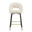 Avren Upholstered Counter Stool with Metal Frame-864096994