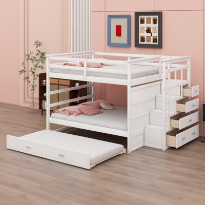 Bunk Bed With Trundle And Staircase