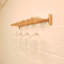 Wall Mounted Wine Glass Rack in