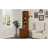End Table With 3 Drawers, Corner Table With 4 Open Shelves, Tall Side Table For Bedroom And Corner