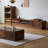 Nordic Style Walnut Wood TV Stand-2058121181