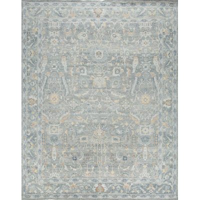 Transitional, Vintage One-of-a-Kind Rectangle 9' X 12'3" Wool Area Rug
