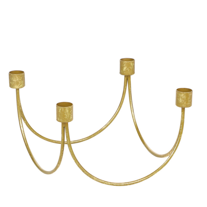 Metal Tabletop Candelabra