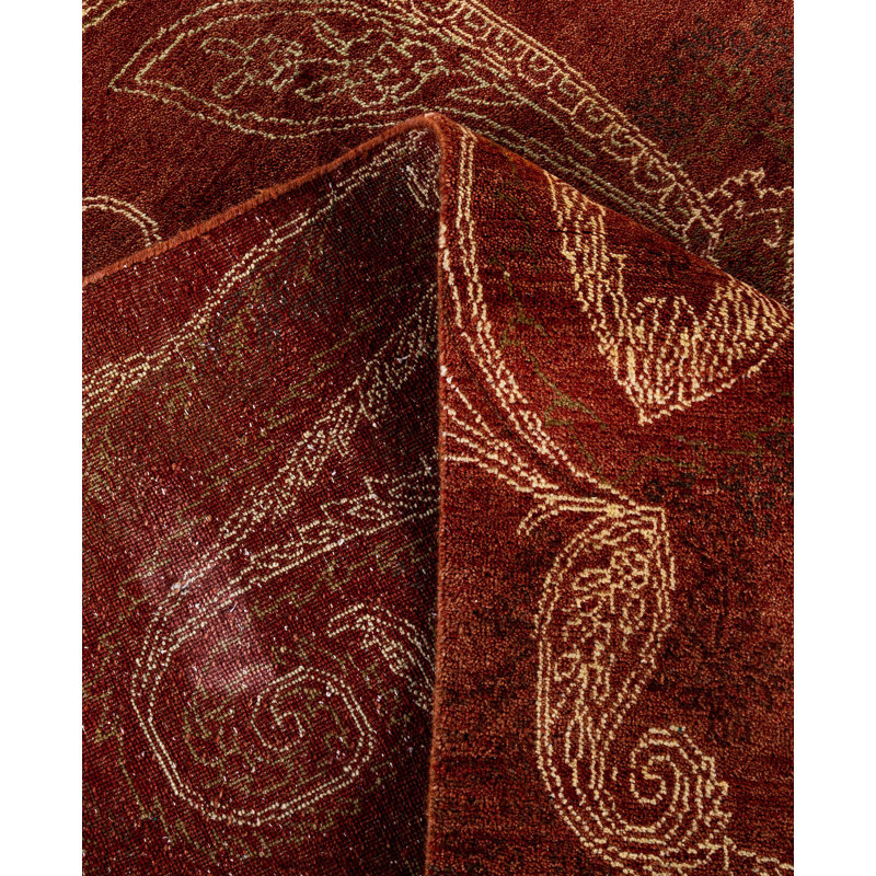 Overdyed One-of-a-Kind 8' 3" X 10' 4" Hand Knotted Area Rug