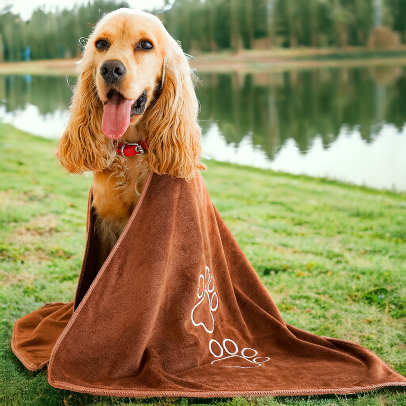 Serviette pour animal inconditionnel Love Premium (brun), Brun