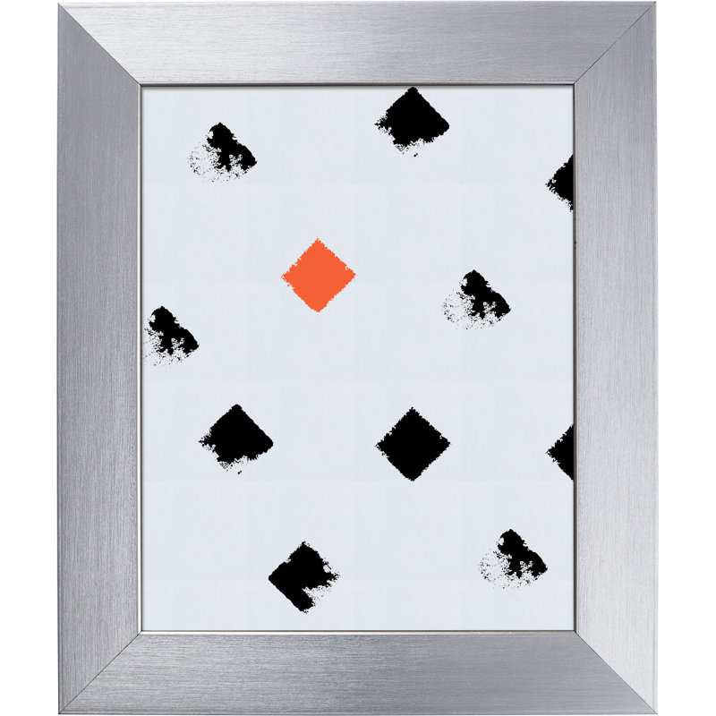 Cadre photo Chael, Argent, 8,5 po x 11 po