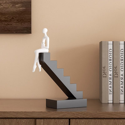 Modern Abstract Art Figurine - Home Decor For Living Room, Entryway, And Wine Cabinet
