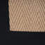 Abstract Jute / Sisal Machine Tufted Area Rug-713603593