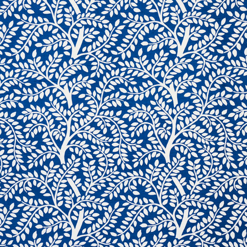 Temple Garden Ii Fabric, Blue