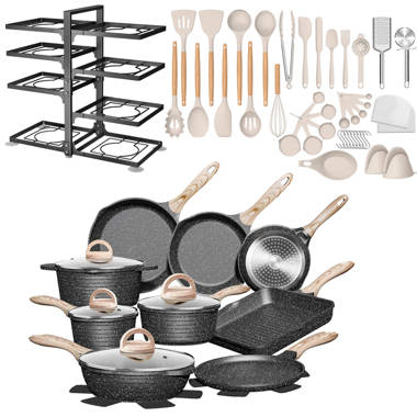 Tri Ply by Bergner - 11 Pc Tri Ply Clad Pots and Pans Cookware Set, 11  Pieces, Polished