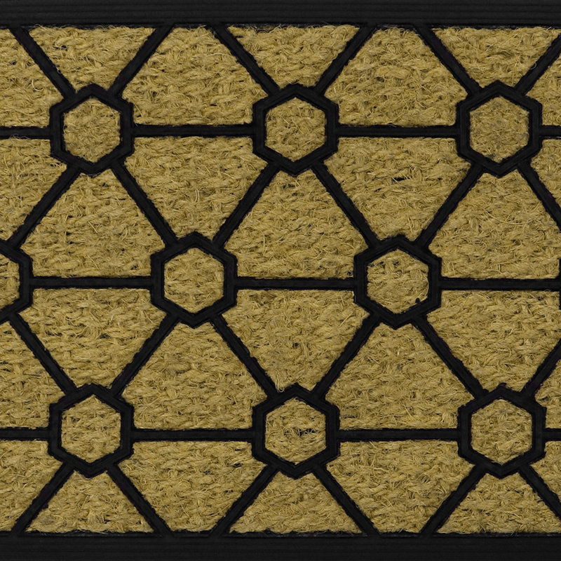 Non-Slip Geometric Outdoor Doormat