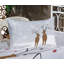 Drap-housse et coussin décoratif Ambesonne Christmas brun pâle gris blanc-106786152