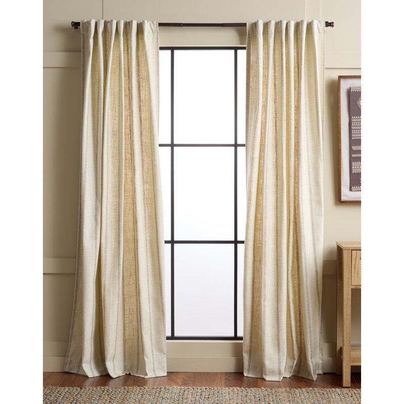 Panneaux de fenêtre Lane, Beige clair / brun clair