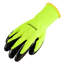 Gants de travail en nylon enduit avec poignée, poignet tricoté pour la maison et le jardin, paquet multiple unisexe, 8 paires (moyen, vert)-116731096