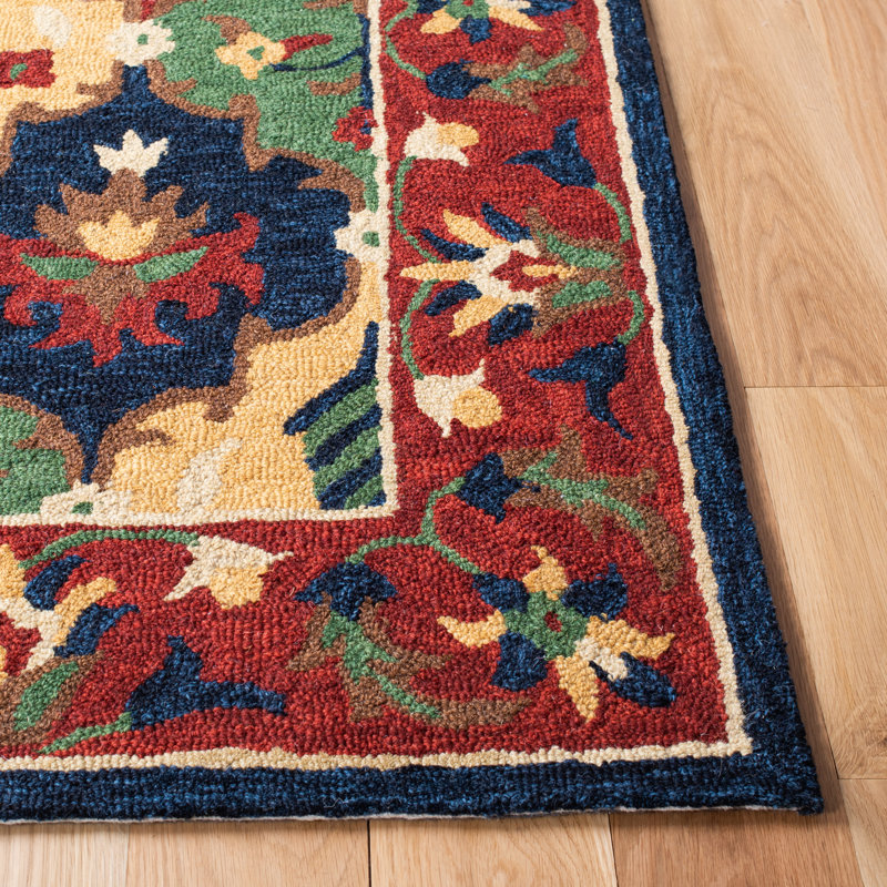 Grete Hand Tufted Wool Oriental Rug, Rectangle 3' x 5'