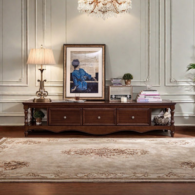 Classic American style simple TV cabinet