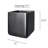 Kute Nest Indoor/Outdoor H15" Cubo Fiberstone Planter - Tricorn Black - Pot Opening 12"-2110195491-2110195488