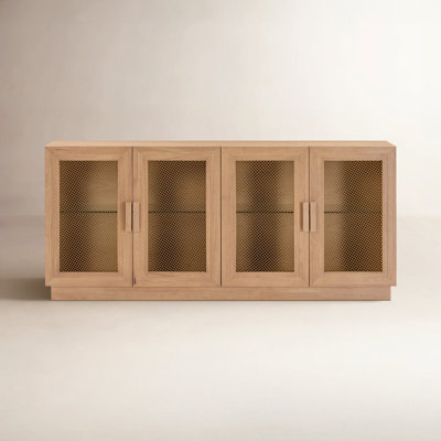 Hermione 72" Glass TV Stand