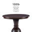 Table de bout à piédestal rond 26 po Kight -263838637
