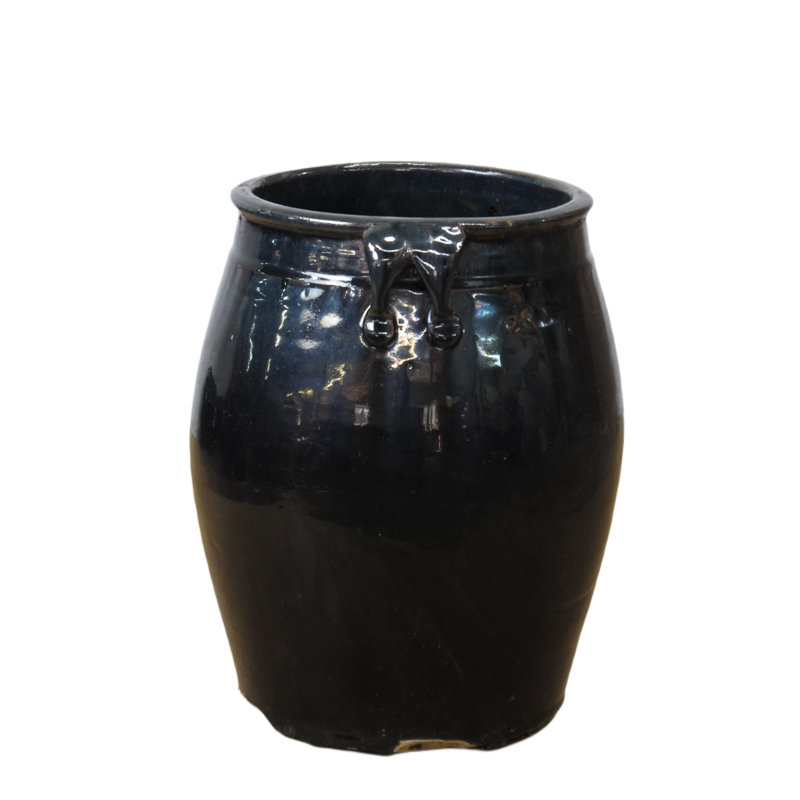 Asian Classic Handmade Earthenware Table Vase