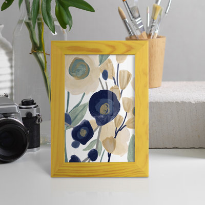 Bucktown Blue Poppy Cascade II, encadré sur papier