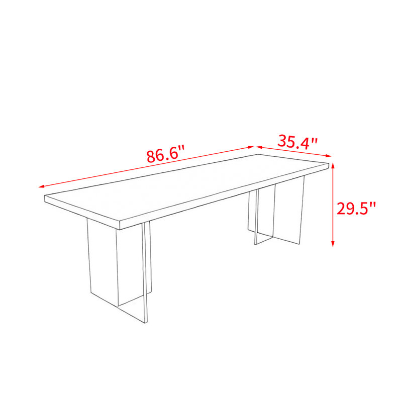 Taymar, 29.5"H x 86.6"L x 35.4"W