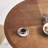 Walnut Round Solid Wood Dining table-1367516014