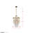 Lafayette Chandelier - Havana Gold - 18"W X 29.25"H