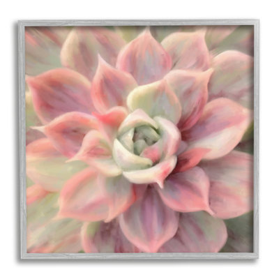 "Rose symétrique" sur toile par Amy Hall, peinture