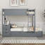 Lit superposé double avec lit gigogne simple, rangement et bureau-1722890344