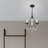Burvale 3 - Light Candle Style Chandelier