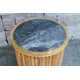 Estate 3 Pc. Modern Wicker Seating Group With Sintered Stone Accent Table