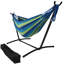  Hamac double en coton tissé double 2 personnes avec support Mira - Oasis-26339918