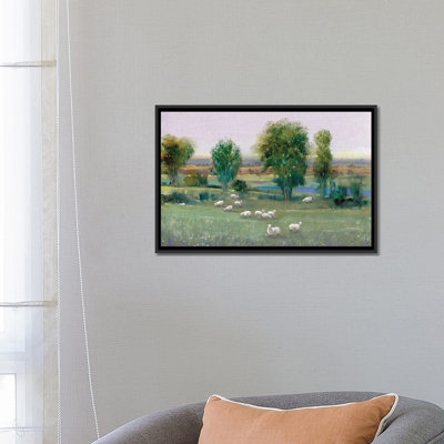 «Field of Sheep I» par Timothy O Toole, reproduction d'art sur toile tendue