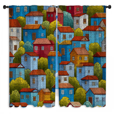 Rideaux obscurcissant et obscurcissant pour la maison - 2 panneaux