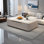 Light luxury rectangular rock table