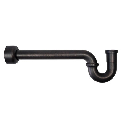 Decorative P-Trap Bathroom Sink Drain