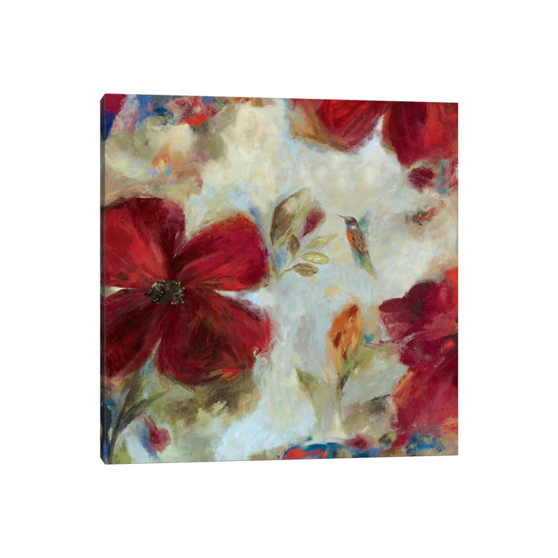 Hummingbird II by Asia Jensen - Wrapped Canvas Painting, 30.48 cm H x 30.48 cm W