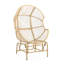 Fauteuil oscillant d'extérieur en osier Palos-2006922797-2006922798